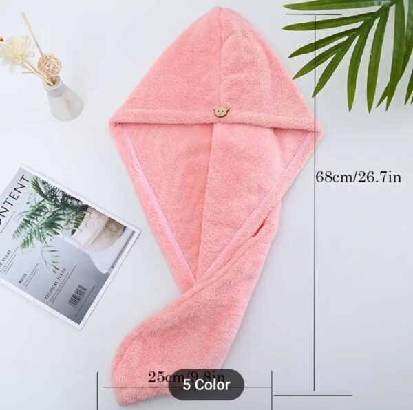 Microfiber hair towels (medium)