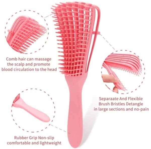 Detangling Brush for Curly and Wavy Hair - Image 3